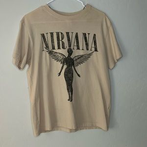 Tan Narvana shirt